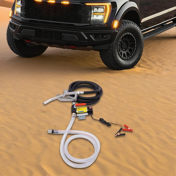 Commercial 12V DC Electric Fuel Transfer Pump Diesel Kerosene Oil Auto Portable