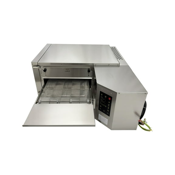 Commercial 18" Conveyor Pizza Oven Stainless Steel Multi-Purpose Baking Oven 220V