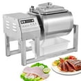 thumbnail image 1 of Commercial 18L Meat Tumbler, Stainless Steel Vacuum Marinating Machine for Professional Jerky, Bacon, and Sausage Production in Butcheries, 1 of 9
