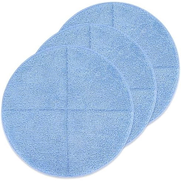 Commercial 19 Inch Microfiber Carpet Bonnet Floor Machines Pads Compatible with Floor Machine: 3 Packs Microfiber Carpet Bonnet Floor Buffer Pads