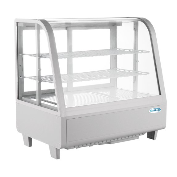 Commercial 27" Countertop Refrigerated Display Case with LED Lighting - 3.6 cu. ft. Capacity