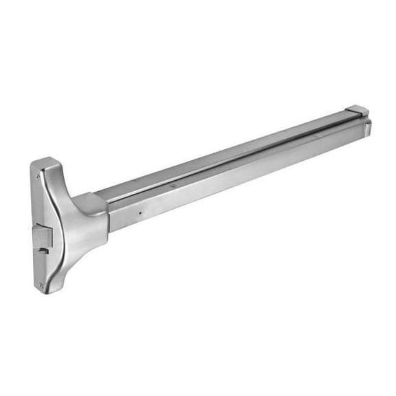 Commercial 3 ft. Exit Only Rim Exit Device, Satin Stainless Steel