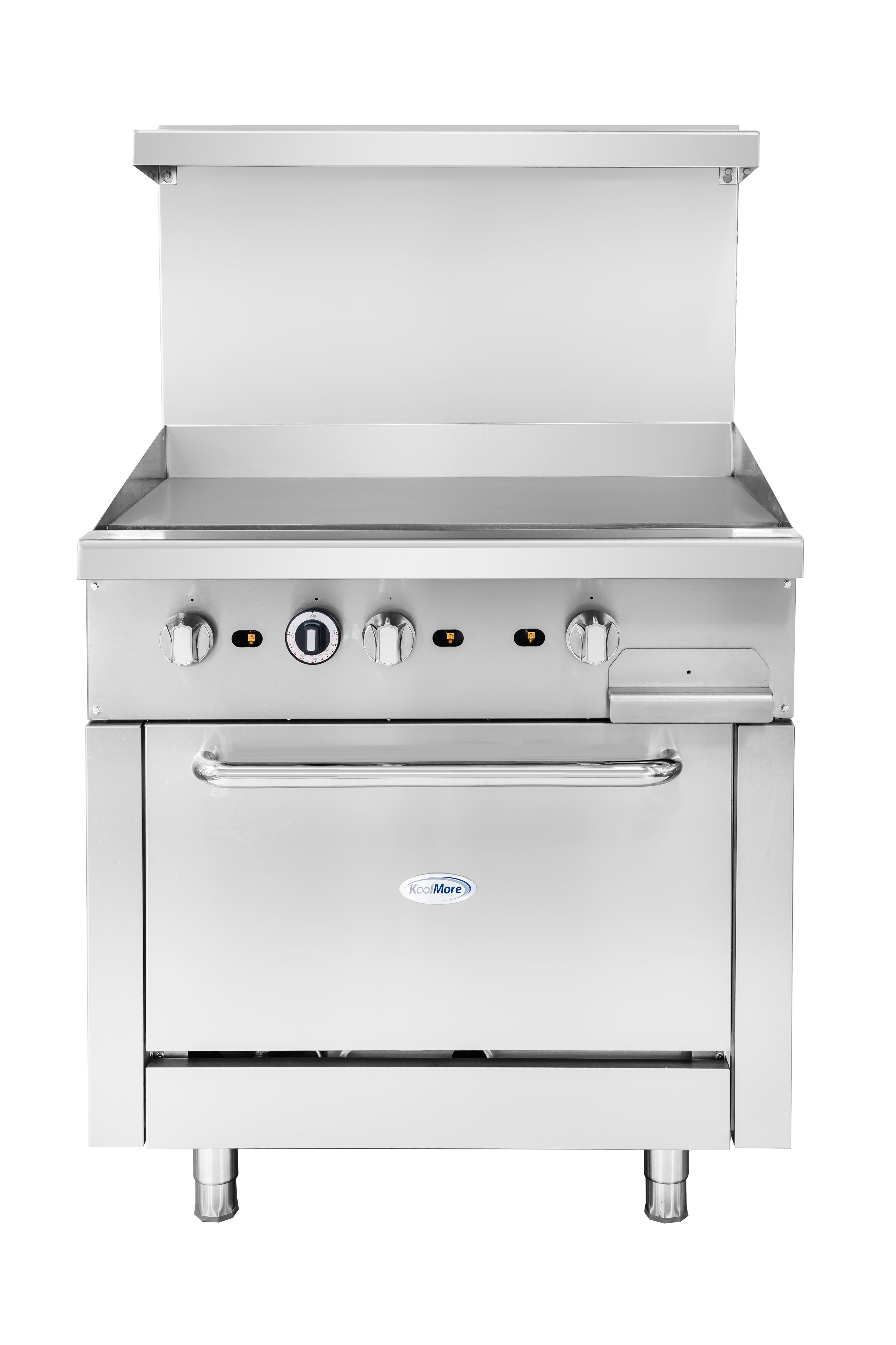 Commercial 36" Oven with 36" Griddle Top with 90000 BTU