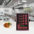 Commercial 4 Channels Kitchen Timers Restaurant Timer Loud Red