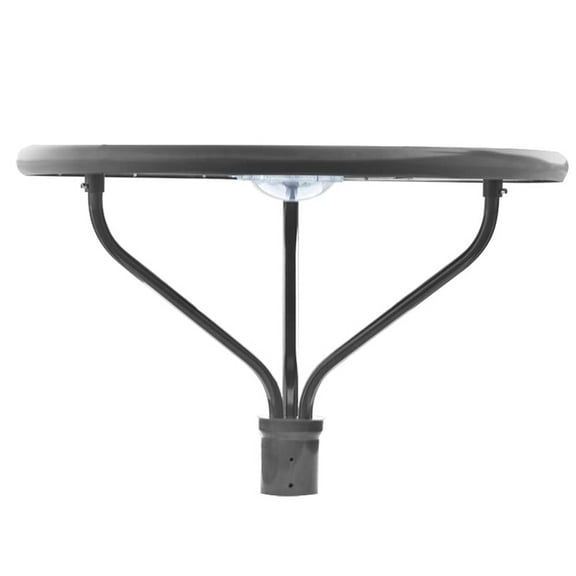 Commercial 40W Solar Post Top Light Outdoor with PIR Motion Sensor, 5000LM LED Solar Pole Light Dusk to Dawn IP65 Waterproof Commercial Solar Street Light for Parking Lot Yard Garden Pathway