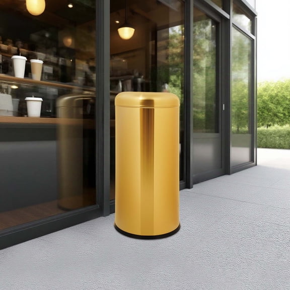 Commercial  58.6l Trash Can Removable Inner Barrel Wide Opening Waste Bin