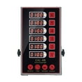 thumbnail image 1 of Commercial 8 Channels Digital Kitchen Timer, Stainless Calculagraph Steel Jahhsay®, 1 of 8