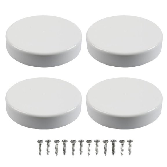 Commercial 9 Inch Dock Piling Headpieces Set Of 4 Polypropene Against Peeling Plan For Extended Pile Defense