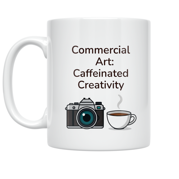 Commercial Art: Caffeinated Creativity - Creative Souls - 11 oz Ceramic Coffee Mug