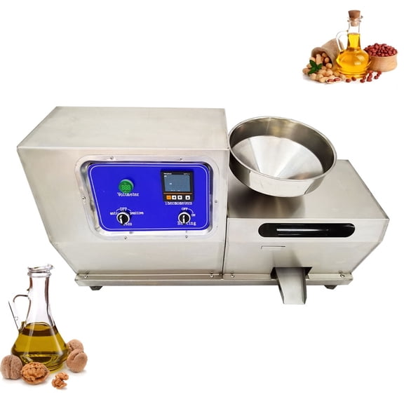 Commercial Automatic Spiral Oil Press Machine Stainless Steel Corn Peanut Sesame Oil Press
