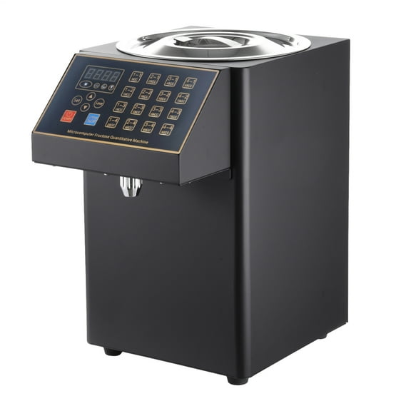 Commercial Automatic Sugar Dispenser Machine - 8L Capacity, 16-Port Fructose Syrup Dispenser for Bubble Tea & Milk Tea Shops