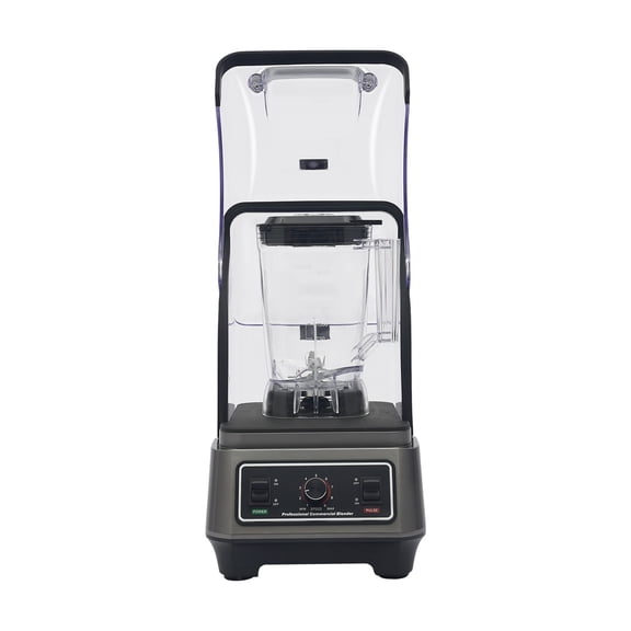 Commercial Blender, 1600W Multi-Function Blender, 2L Large Capacity, 9 Adjustable Speeds, Food-Grade PC, for Smoothies, Shakes