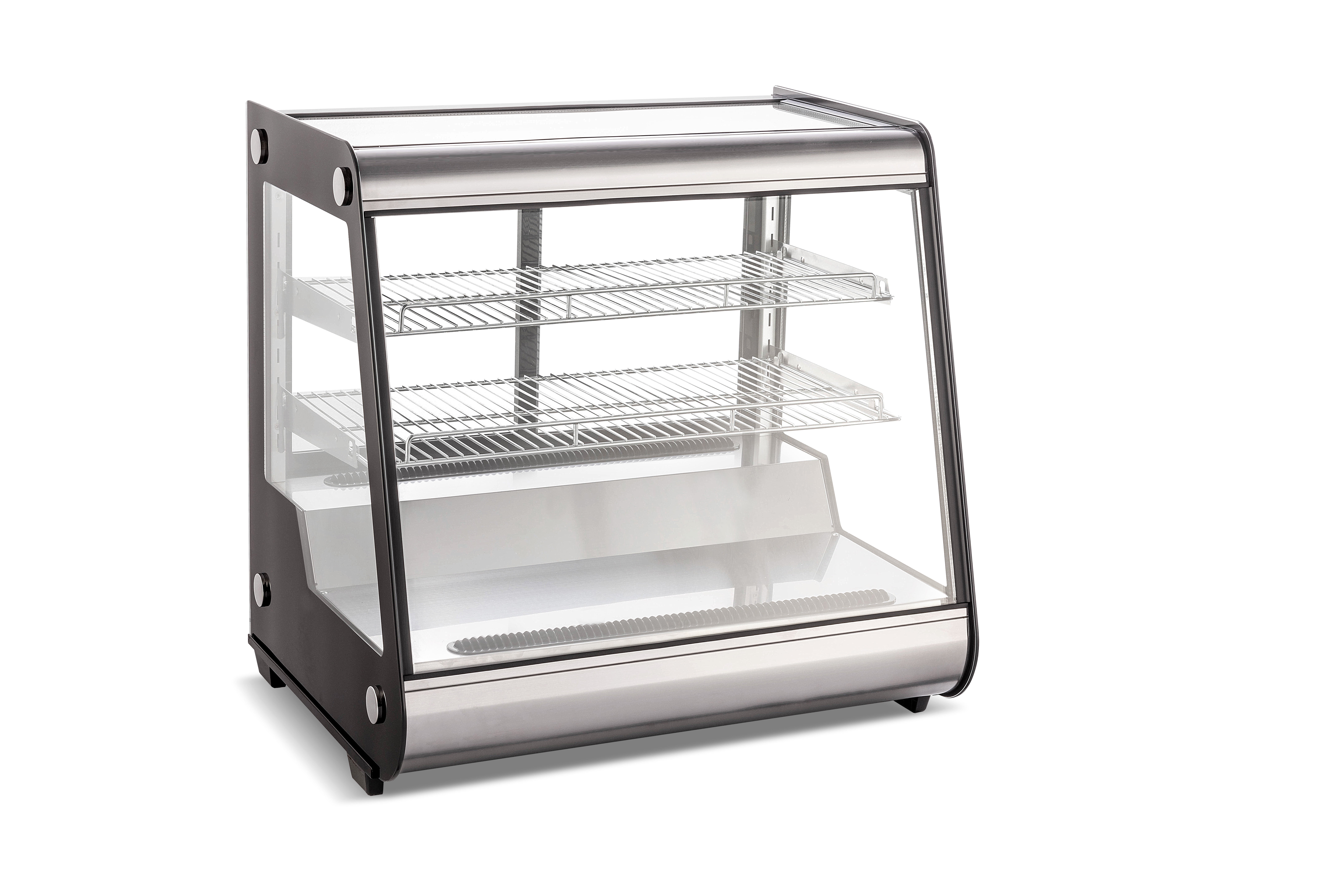 Commercial Cake Display Refrigerator, 5.3 Cu.Ft./149L Single-Door Merchandiser with Interior LED Lighting, Double-Layered Glass, Countertop/Floor Refrigerator, 110v