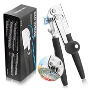 Commercial Can Opener Manual Heavy Duty Stainless Steel Handheld Smooth Edge Can Opener for Seniors for Kitchen