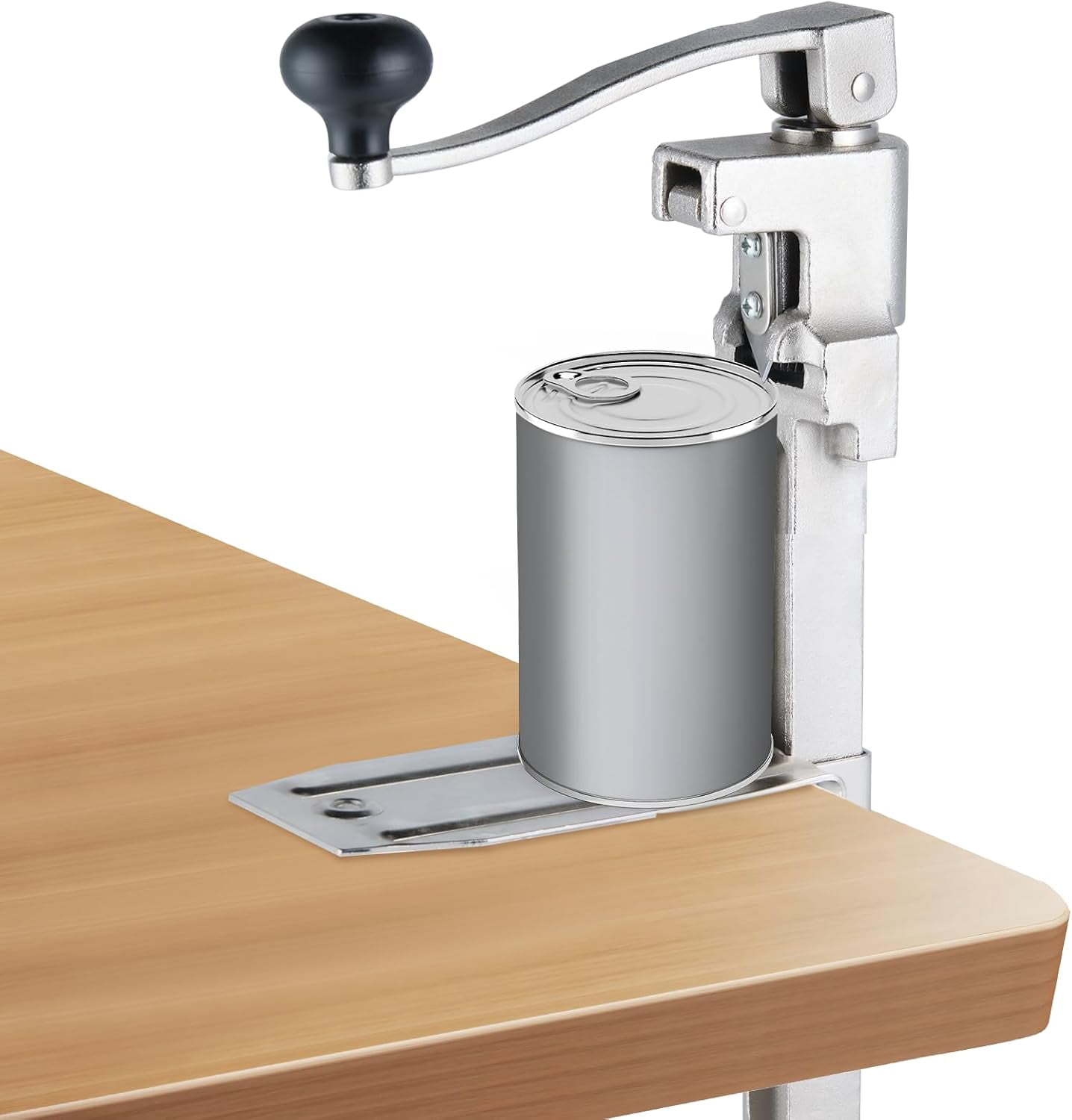 Commercial Can Opener Heavy Duty for Large Cans Industrial Can Openers for Big Cans Manual Stainless Steel Table Can Openers Restaurant Can Opener Up To 11" Tall For Bars Hotel Kitchen