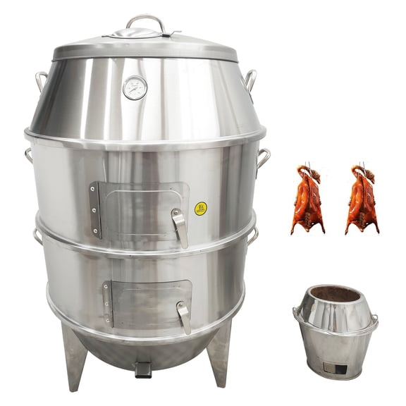 Commercial Charcoal Roast Duck Oven Stainless Steel 3 Tier Grill Turkey Roasting Machine