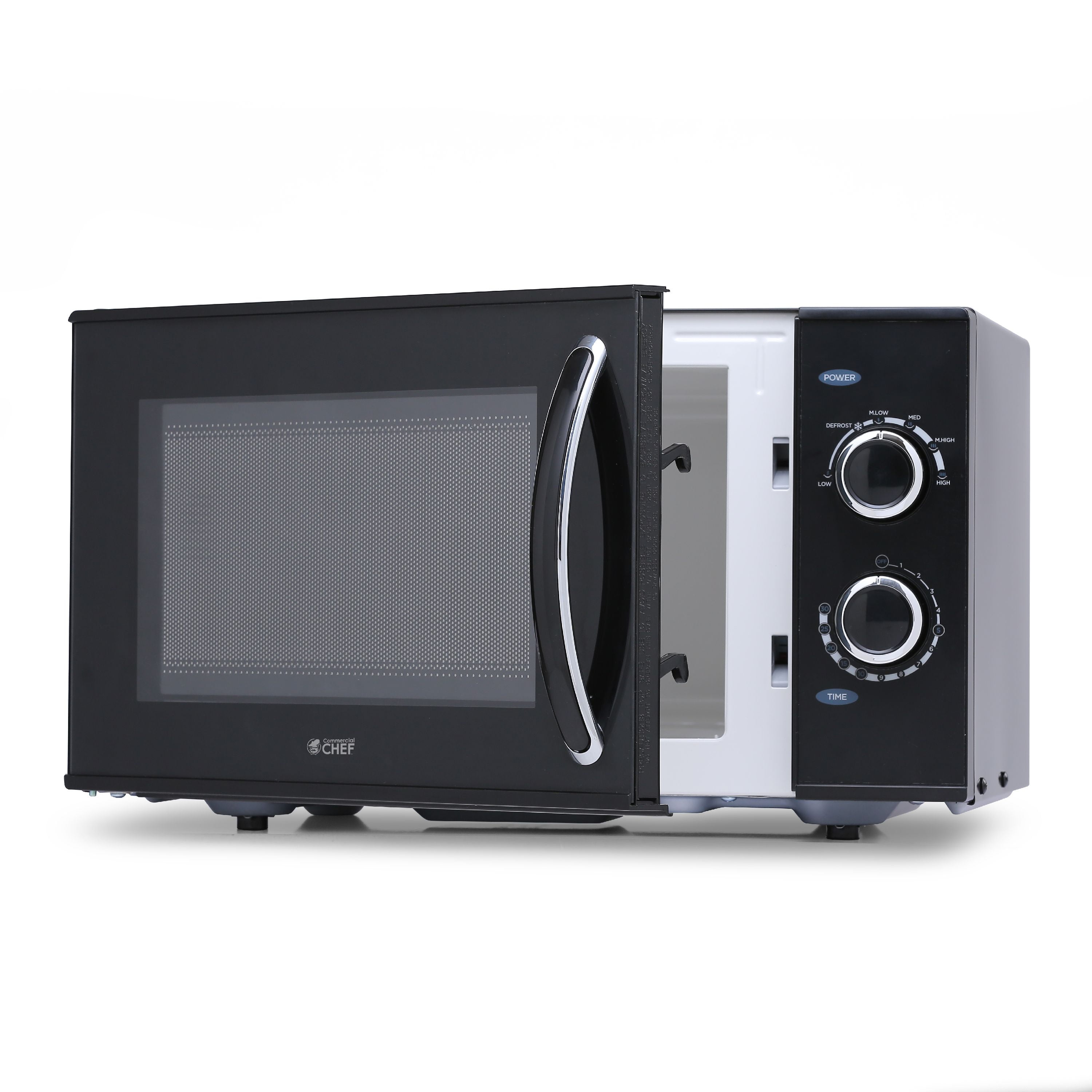 Commercial Chef Small Countertop Microwave With Digital Display 0.7 Cu. Ft.  Black - Office Depot