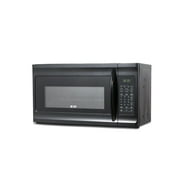 Commercial Chef 1.7 Cu. Ft. Over-The-Range Microwave Oven, 1000 Watt Microwave with 10 Power Levels, 300 CFM Hidden Vent Hood Fan, Touch Controls, LED Display, 10 Preset Options, CHMR17GB, Black