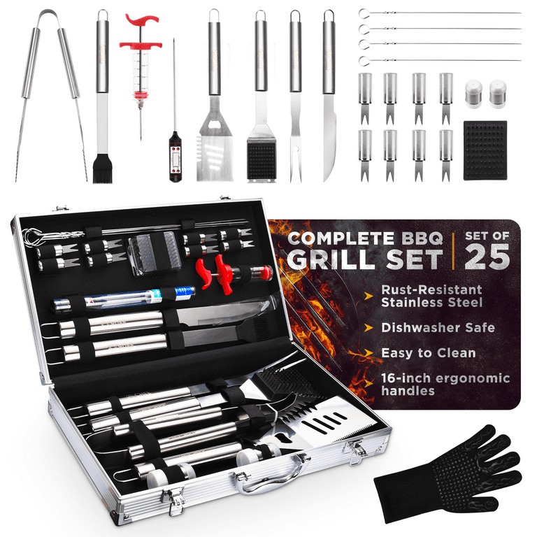 Grilling set with case 2025