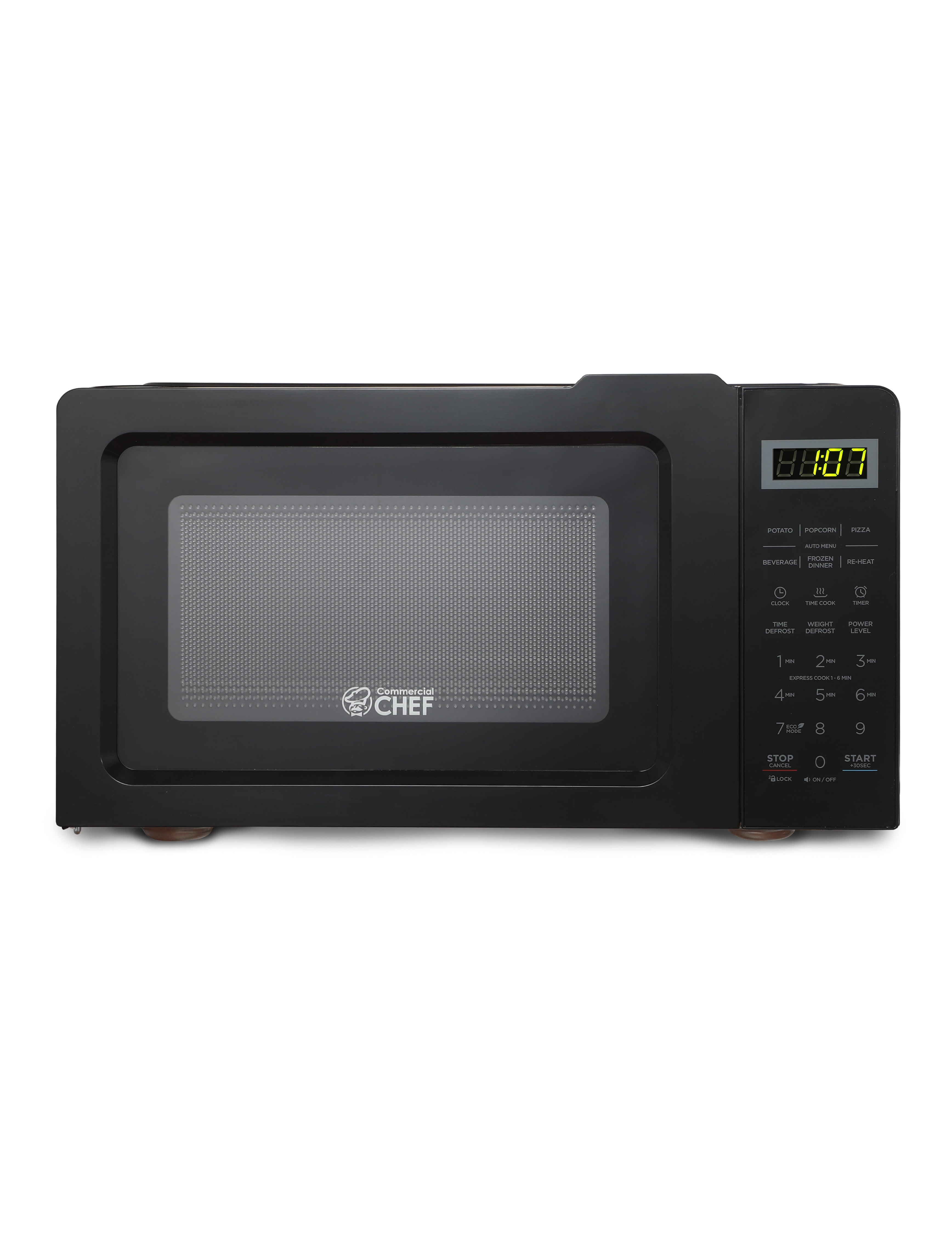 Commercial Chef CHM770B 0.7 Cubic Feet Microwave Oven, 700 Watt
