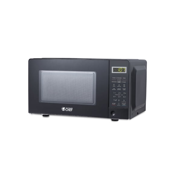 Commercial Chef CHM770B 0.7 cu. ft. Microwave Oven, Black