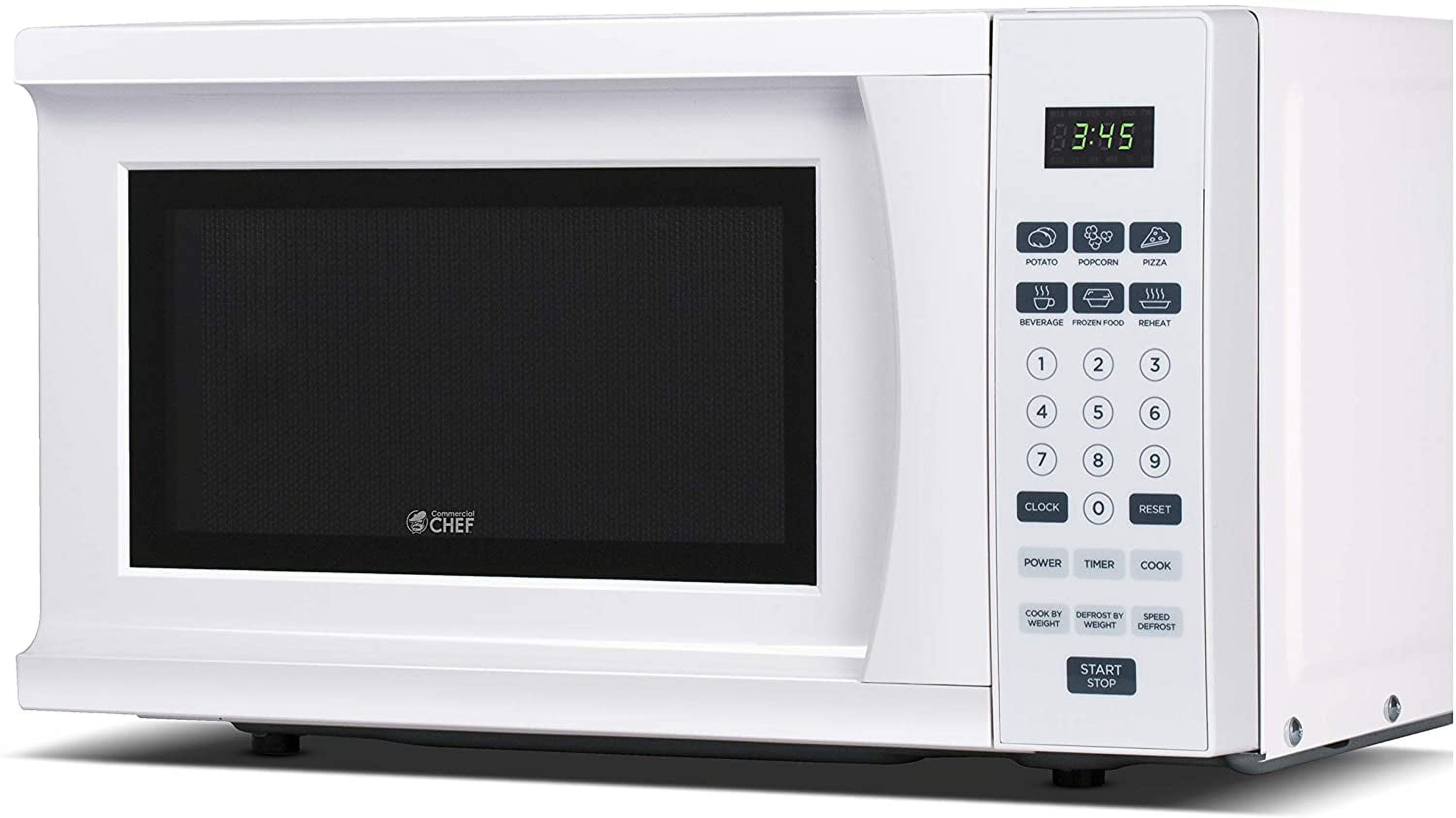 Commercial Chef CHM770B Countertop Microwave 0.7 Cubic Feet Black