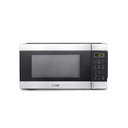 Commercial Chef Countertop Microwave, 1.1 cu. ft., Black With Stainless Steel Trim