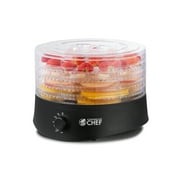Commercial Chef Food Dehydrator, Dehydrator with 5 Drying Racks, Black