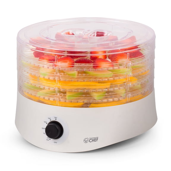 Commercial Chef Food Dehydrator, Dehydrator with 5 Drying Racks, White