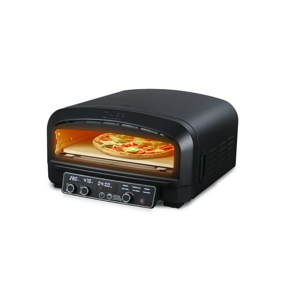 Commercial Chef Indoor Electric Pizza Oven, 1800W Countertop Oven with 0.7 cu. ft. Capacity, Pizza Cooker for Up To 14.6" Pizzas, LED Display, Includes Pizza Stone & Shovel, CHPOV14B