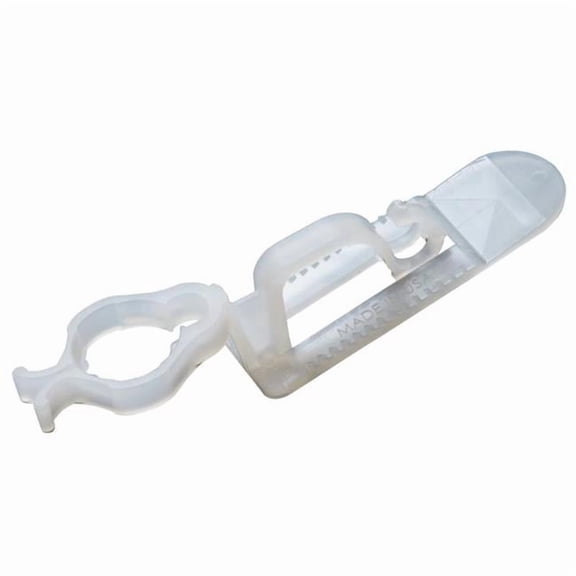 Commercial Christmas Hardware 9086221 1.5 in. Adams Gutter & Shingle Light Clips - 100 Clips
