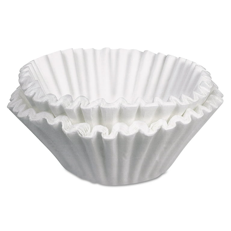 Commercial Coffee Filters, 10 gal Urn Style, Flat Bottom, 25/Cluster, 10 Clusters/Carton Commercial Coffee Filters, 10 gal Urn Style, Flat Bottom, 25/Cluster, 10 Clusters/Carton