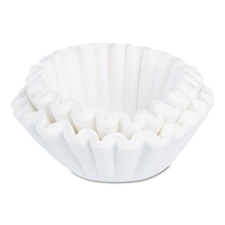 Commercial Coffee Filters, 10 gal Urn Style, Flat Bottom, 25/Cluster, 10 Clusters/Carton Commercial Coffee Filters, 10 gal Urn Style, Flat Bottom, 25/Cluster, 10 Clusters/Carton