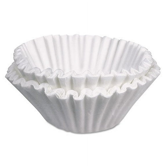 Commercial Coffee Filters, 6 Gal Urn Style, Flat Bottom, 36/cluster, 7 Clusters/carton | Bundle of 10 Cartons