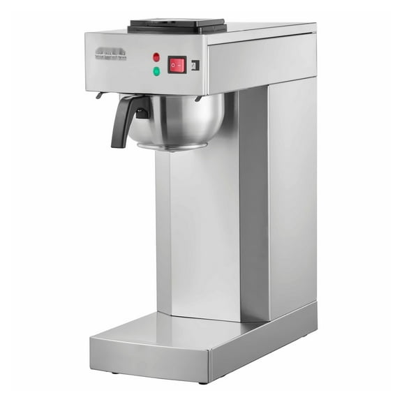 Commercial Coffee Maker 12 Cup, Restaurant Drip Coffee Machine with Thermal Carafe, Fast Brew, Office Cafe Brewer, Stainless Steel