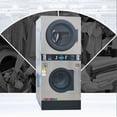 thumbnail image 1 of Commercial Coin Operated Washer Dryer Combo Double-layer Washing and Drying Machine 220V 1PH, 1 of 10
