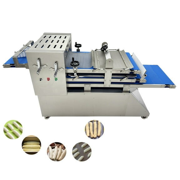 Commercial Continuous Dough Moulding Rolling Machine Toast Loaf Forming Machine Baguette Moulder 220V