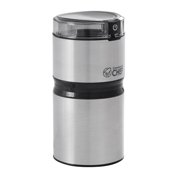 Commercial Cool 2.1-Oz. Electric Stainless Steel Coffee Grinder, CHCG21SSA6PT