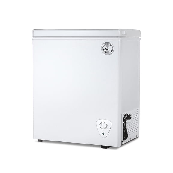 Commercial Cool 2.8 Cu. Ft. Compact Chest Freezer, Deep Freezer for Frozen Food Storage, Removable Storage Basket, R600a Refrigerant, CCFW28, White