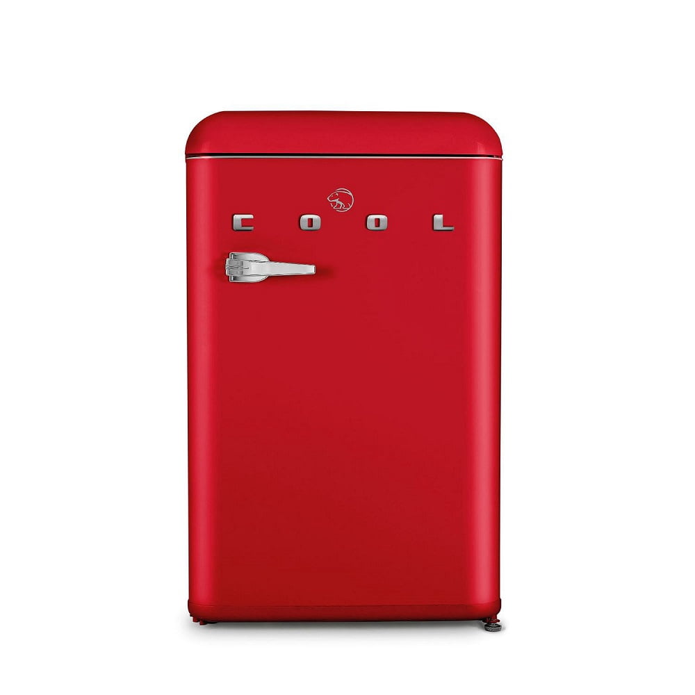 Commercial Cool CCRR4LR Retro 4 Cubic Feet cu. ft. Freestanding Mini Fridge Sansujyuku sansujyuku.com