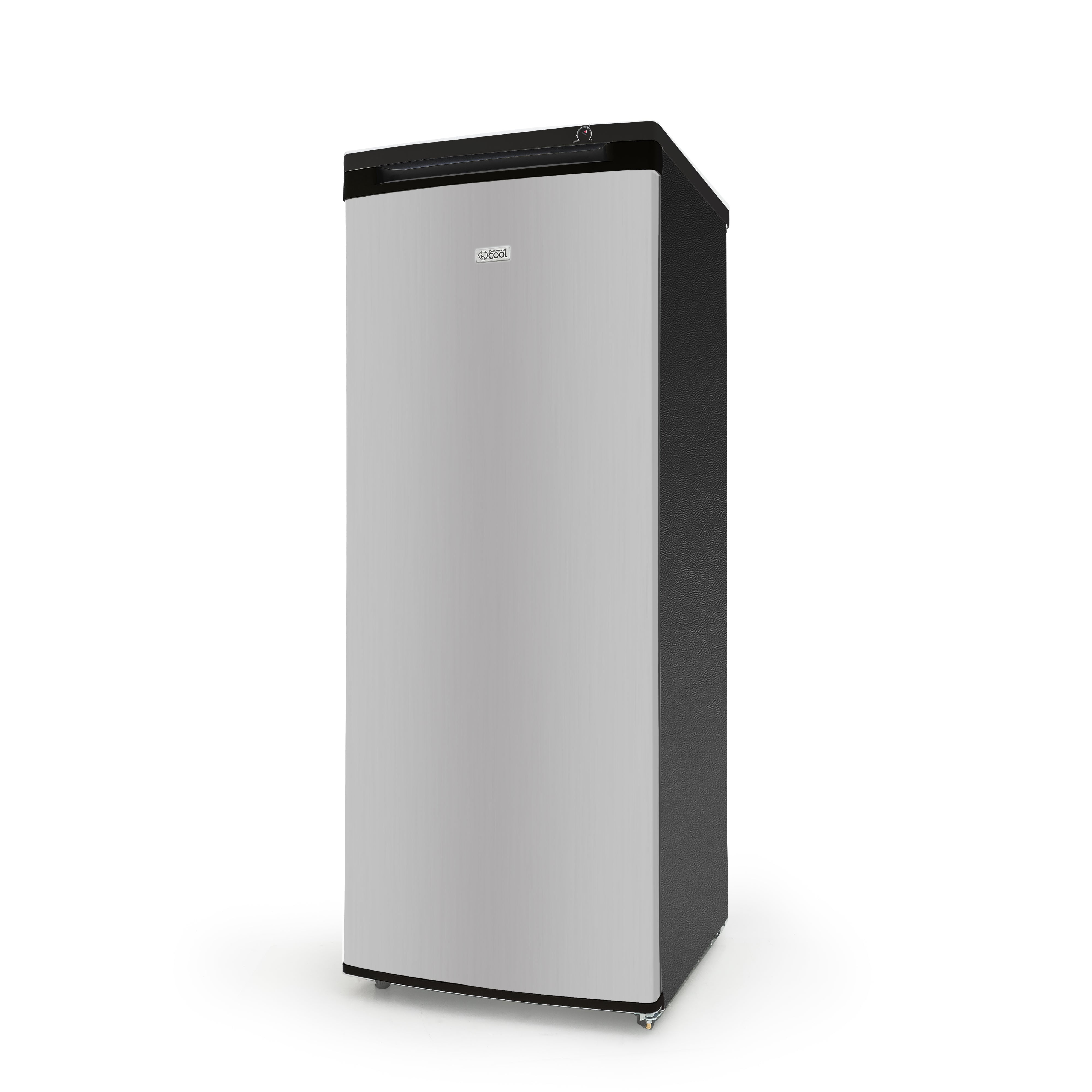 Commercial Cool Portable 6 cu. ft. Undercounter Upright Freezer with Adjustable Temperature Controls-Black