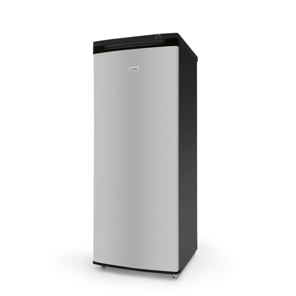 Commercial Cool Portable 6 cu. ft. Undercounter Upright Freezer with Adjustable Temperature Controls-Black