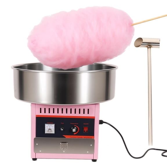 Commercial Cotton Candy Maker,Candy Floss Sugar Maker Machine With 110V Power,Fast Heating And Easy To Clean,Cotton Candy Machine For Kids Or Family Gathering,Pink