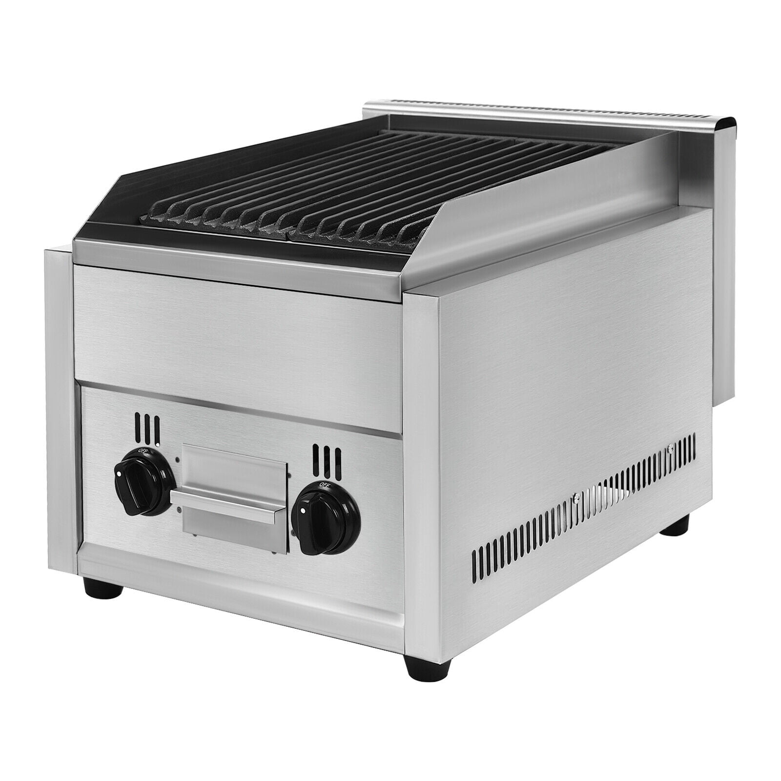Commercial Countertop Gas Grill Char Broiler Grill 2 Burner Gas
