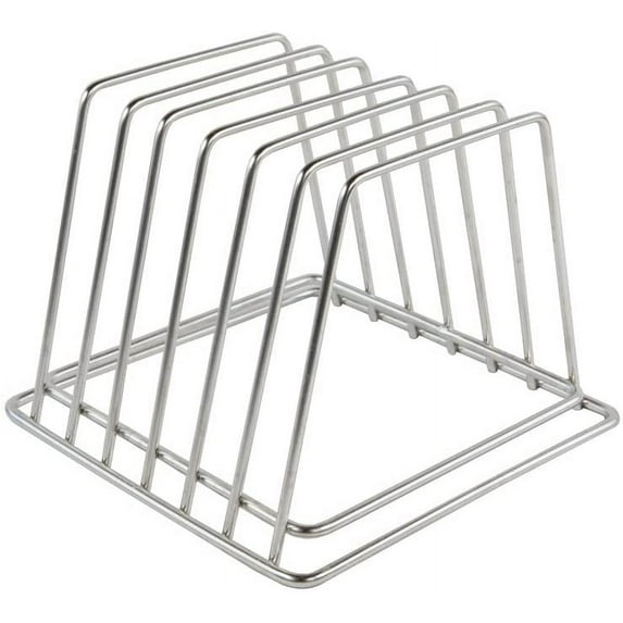 Commercial Cutting Board Rack, Stainless Steel, No Rusting, Holds 6 Small Boards