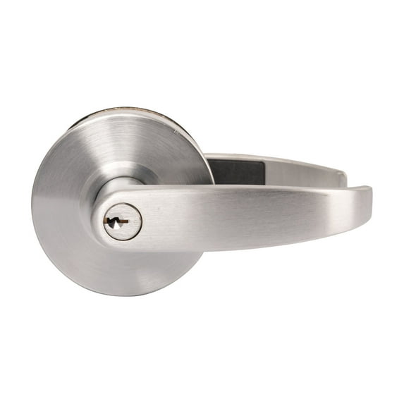 Commercial Cylindrical Lever Heavy Duty Non-Handed Grade 2 Door Handle – Brushed Chrome (US26D) – “R” Lever