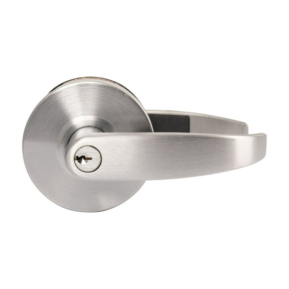 Commercial Cylindrical Lever Heavy Duty Non-Handed Grade 2 Door Handle – Brushed Chrome (US26D) – “R” Lever
