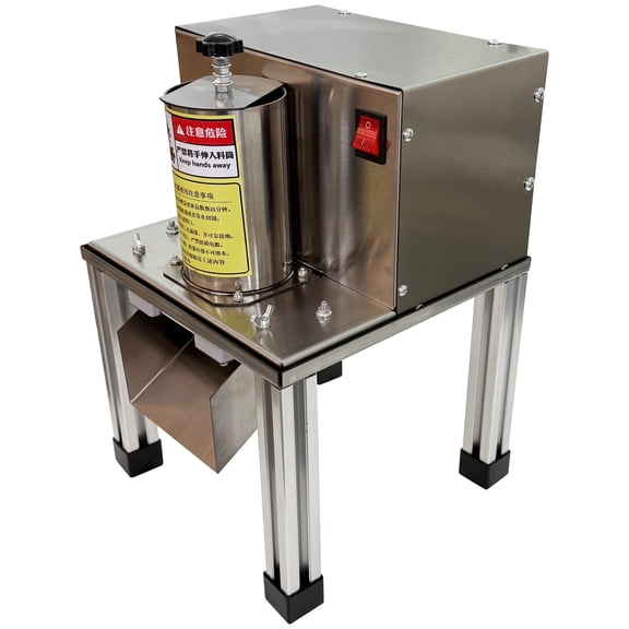 Commercial Dicing Machine Electric Vegetable Fruit Dicer Chopper with 4 Grid Blades 110V