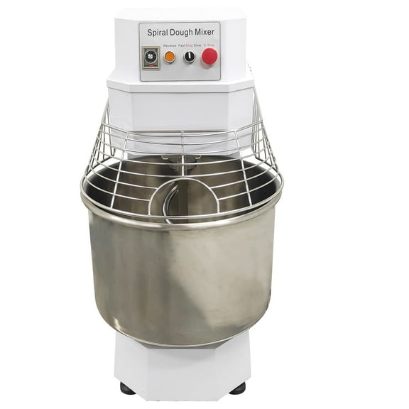 Commercial Dough Mixer Low Noise Double Speed Double Action Electric Dough Kneading Machine 220V