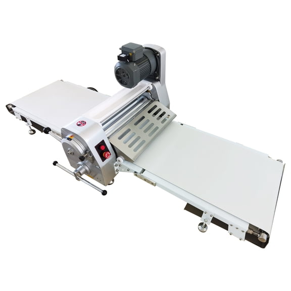 Commercial Dough Sheeter Conveyor 500mm Width Dough Roller Machine Table Pizza Sheeter